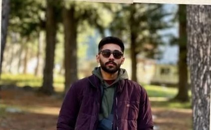 Abdul Rehman, among pine trees